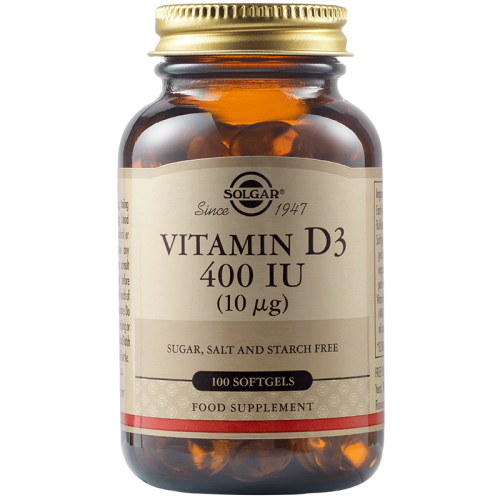VITAMIN D3 400 IU от Solgar - 100 softgels